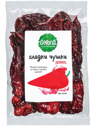 Dried 100% NATURAL sweet peppers without seeds-80g