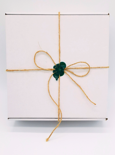 Кутия за подарък - ECO STYLE бяла