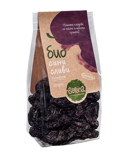 Dried ORGANIC prunes with pits-200g