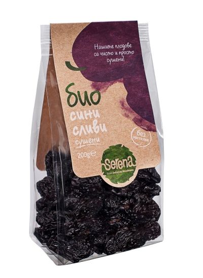 Dried ORGANIC pitted prunes-200g
