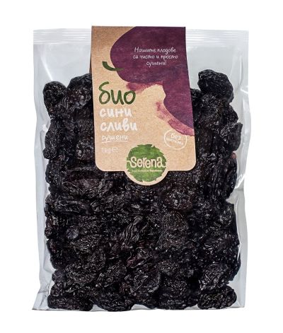 Dried ORGANIC pitted prunes-1kg