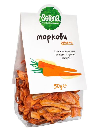Mоркови, сушени, 100% Натурални, 50 g