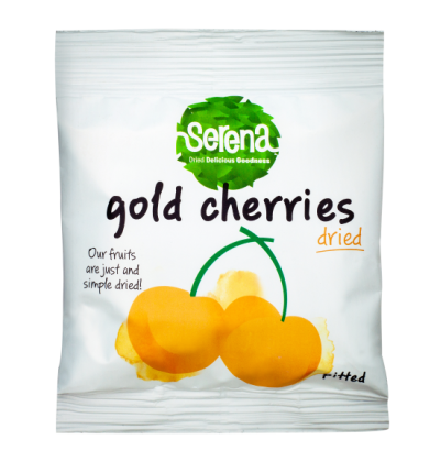 Dried 100% NATURAL gold sweet pitted cherries-30g