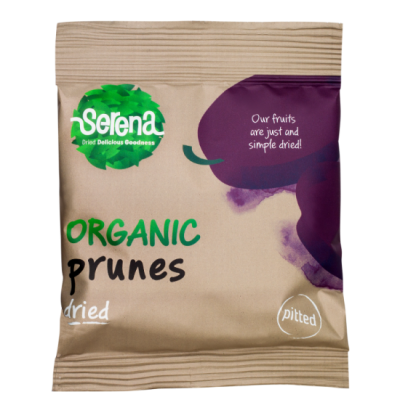 Dried ORGANIC pitted prunes-50g